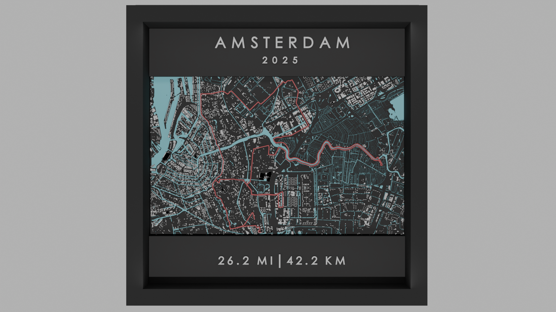 Amsterdam - Black Frame