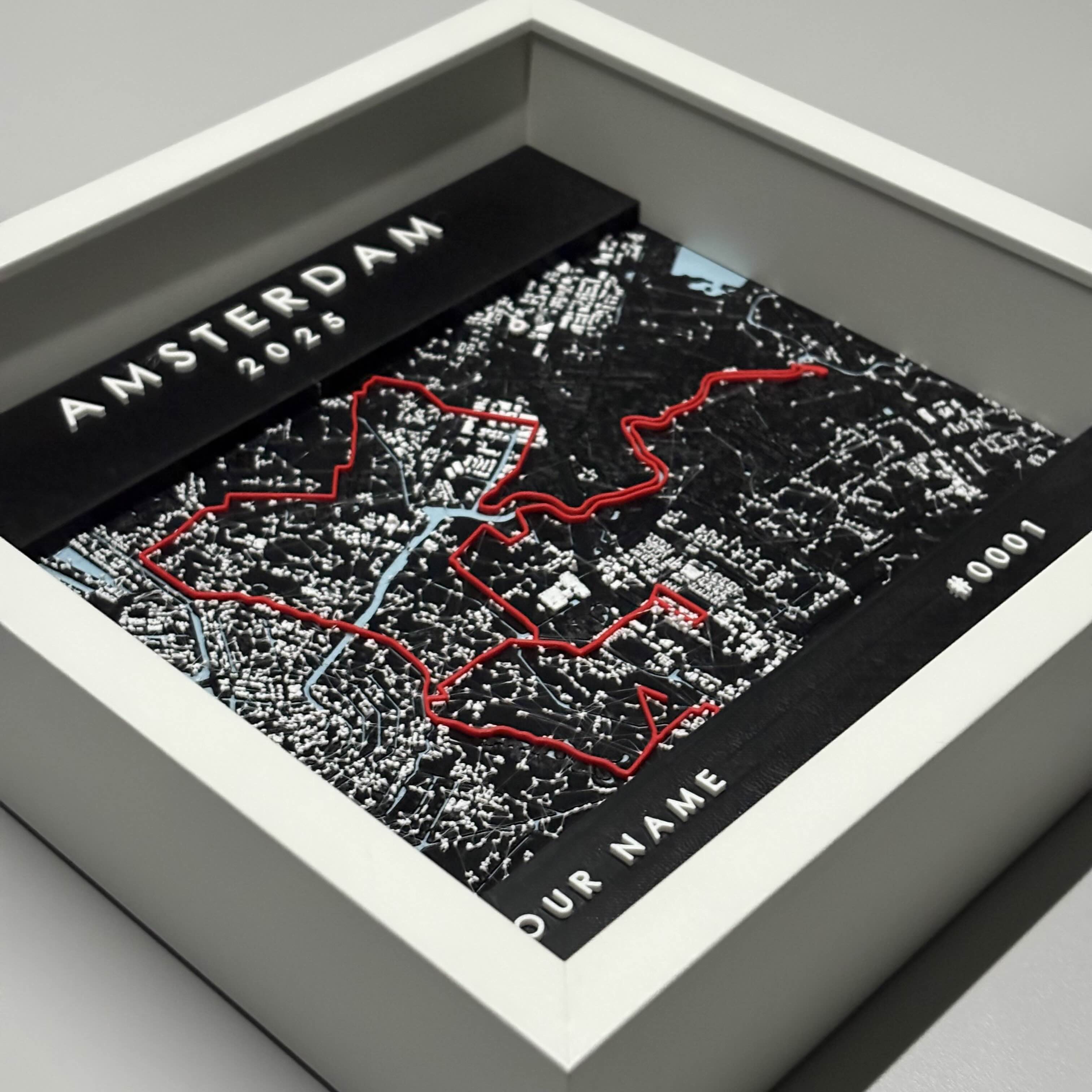 Amsterdam - White Frame