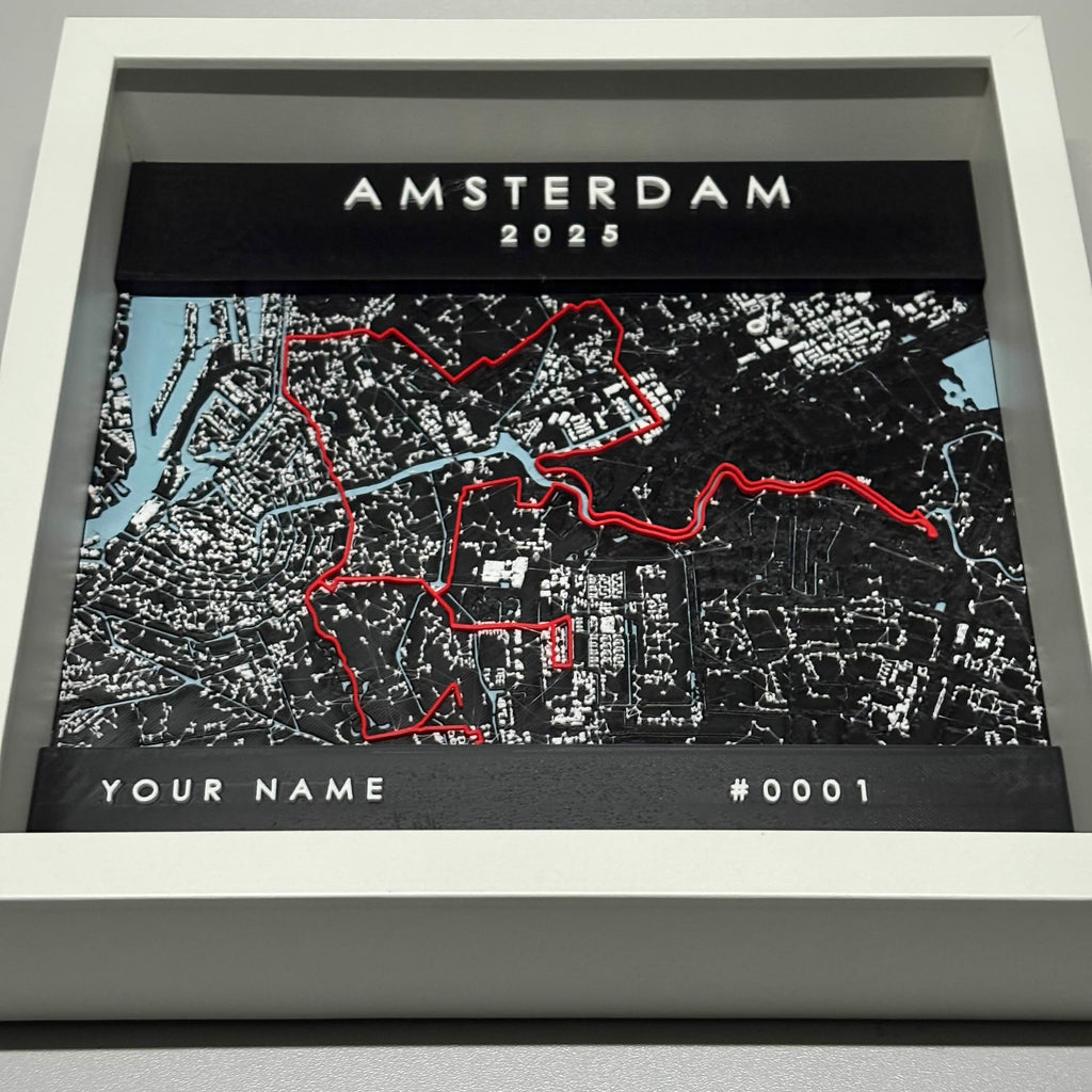 Amsterdam - White Frame