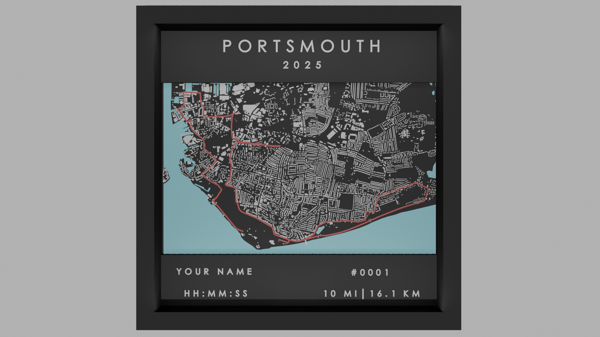 Portsmouth - Black Frame