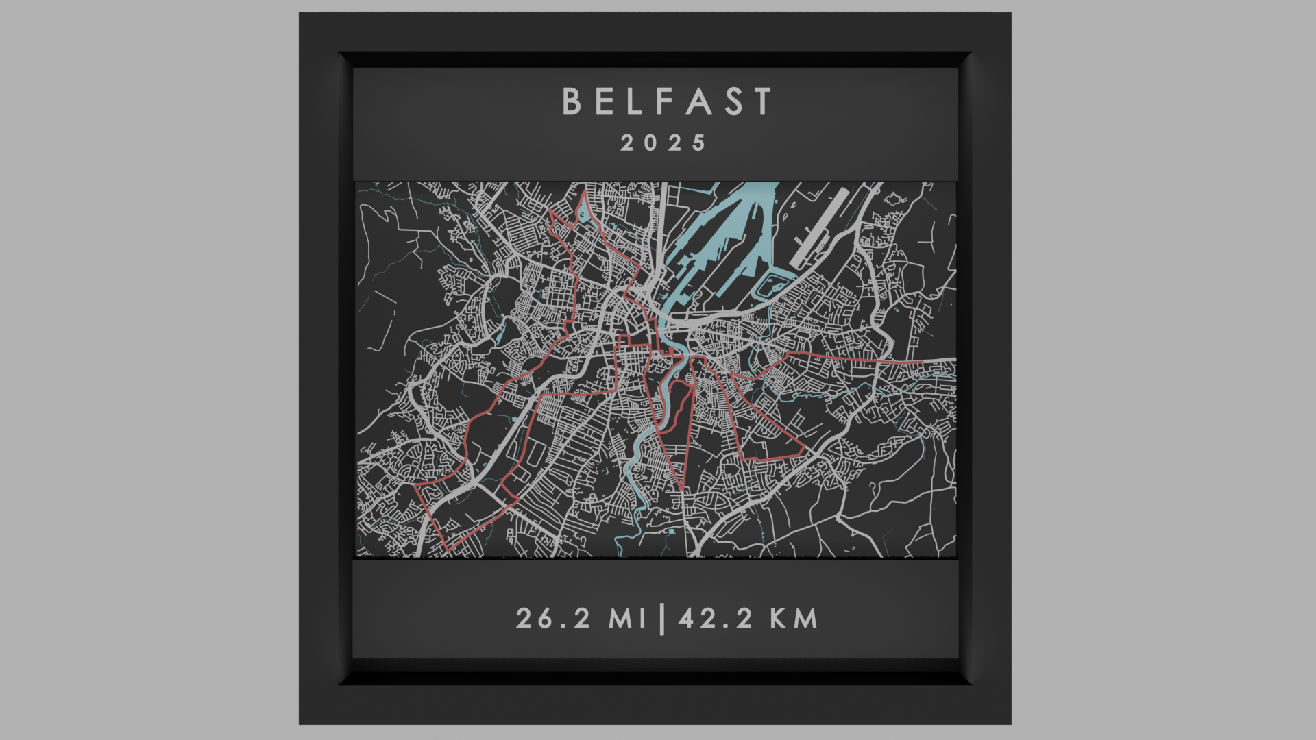 Belfast - Black Frame