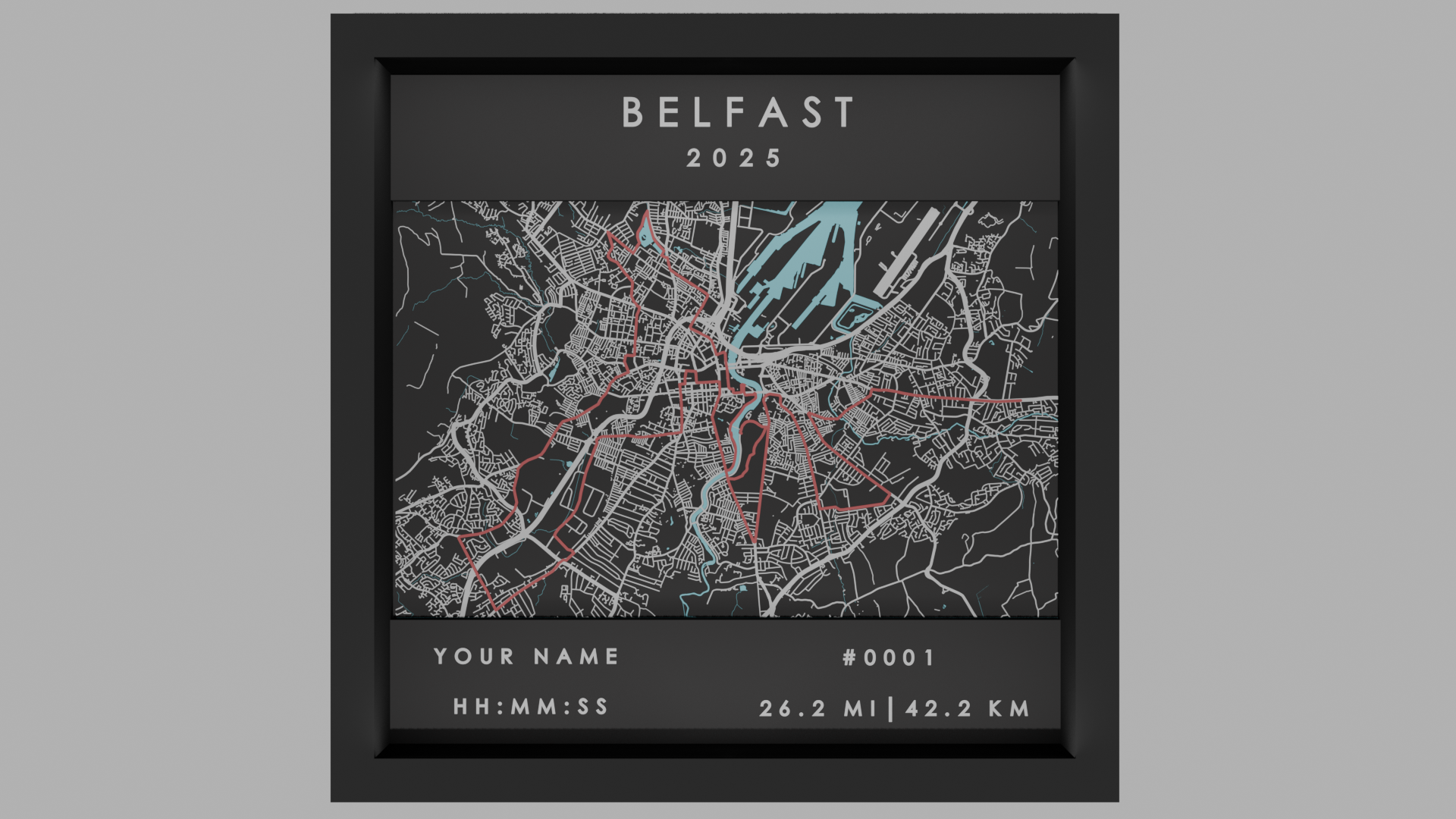 Belfast - Black Frame