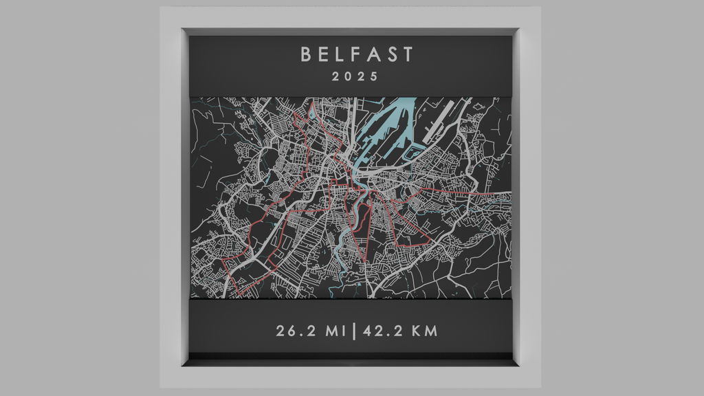 Belfast - White Frame