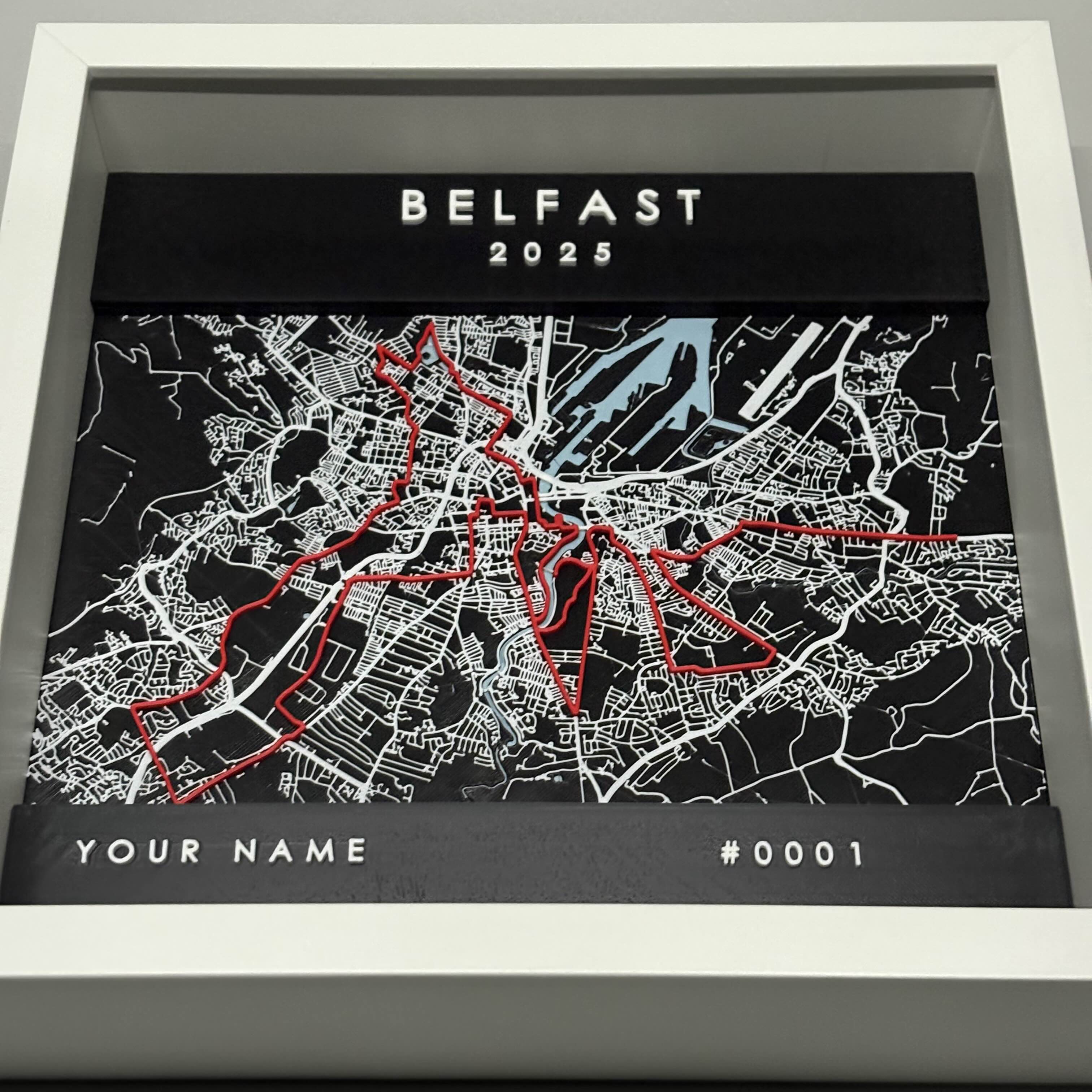 Belfast - White Frame