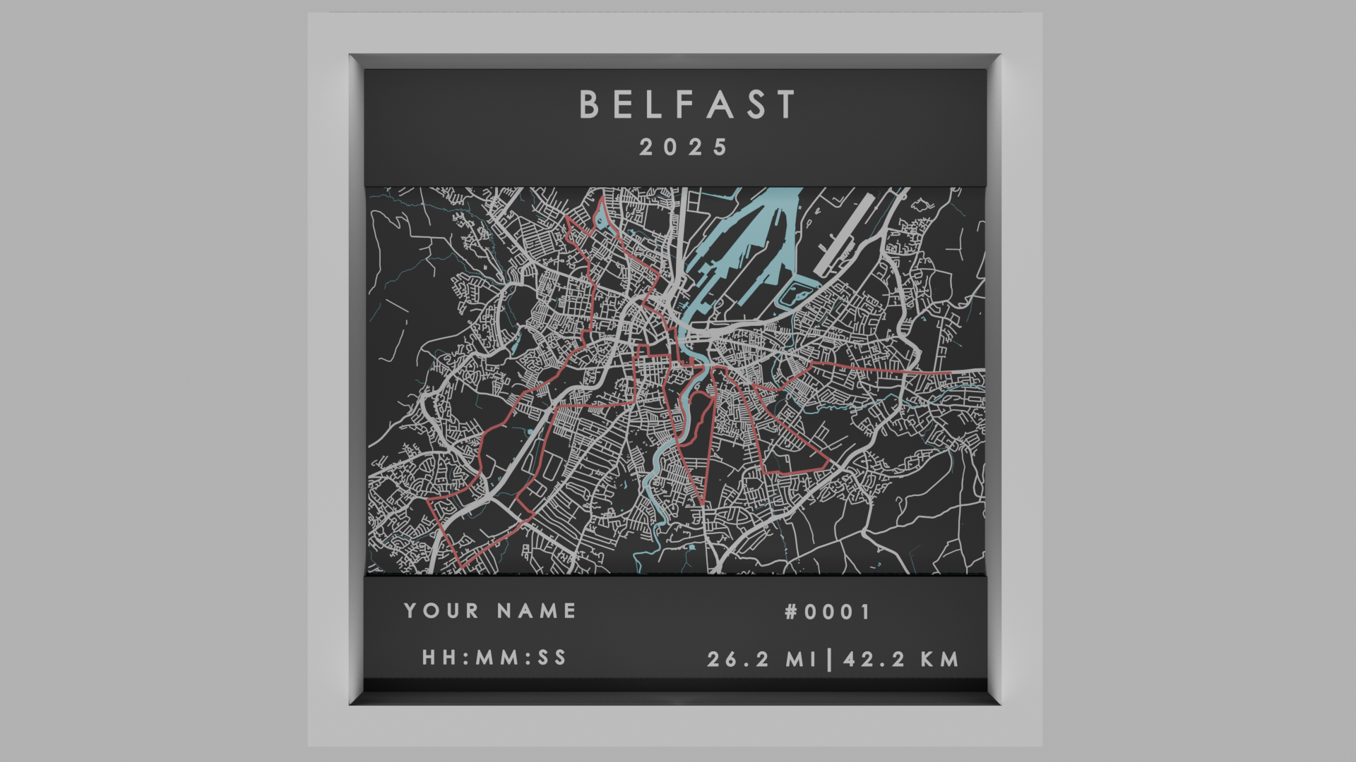 Belfast - White Frame