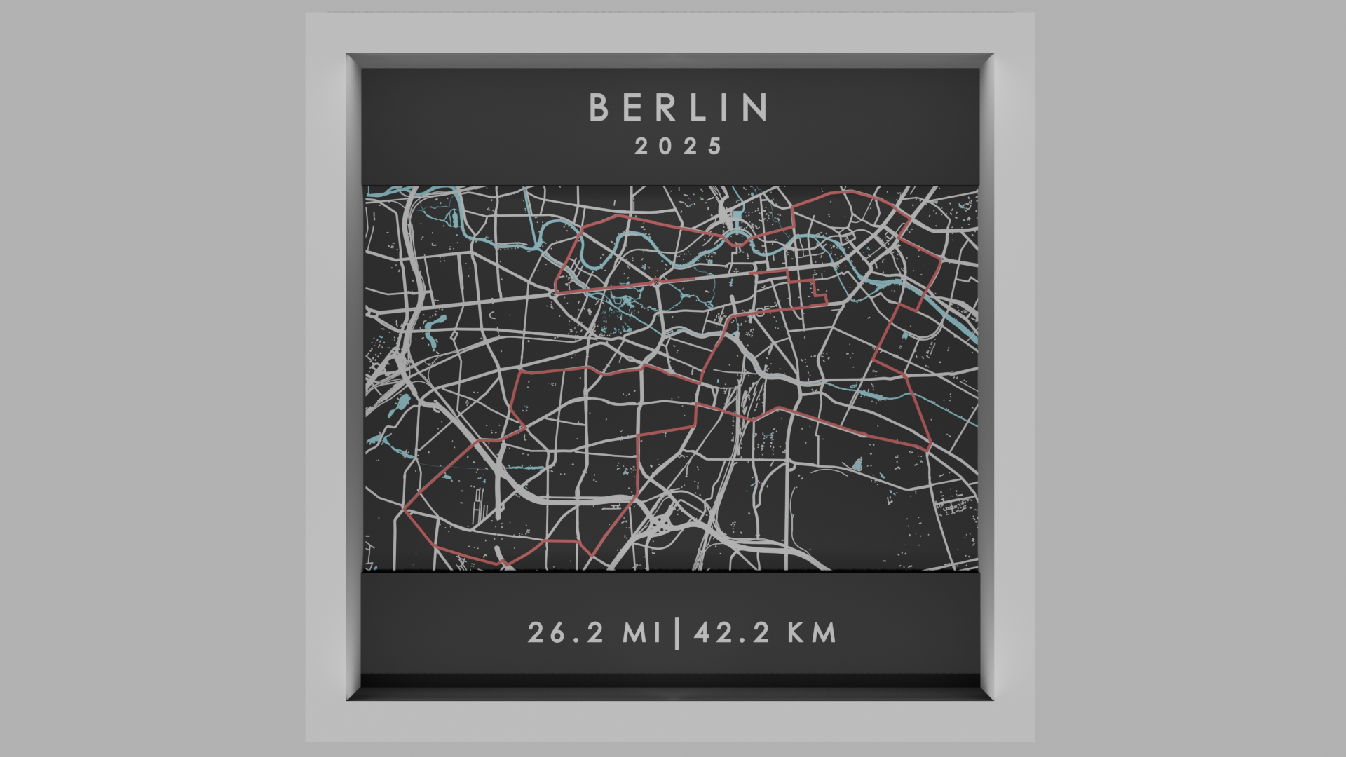 Berlin - White Frame