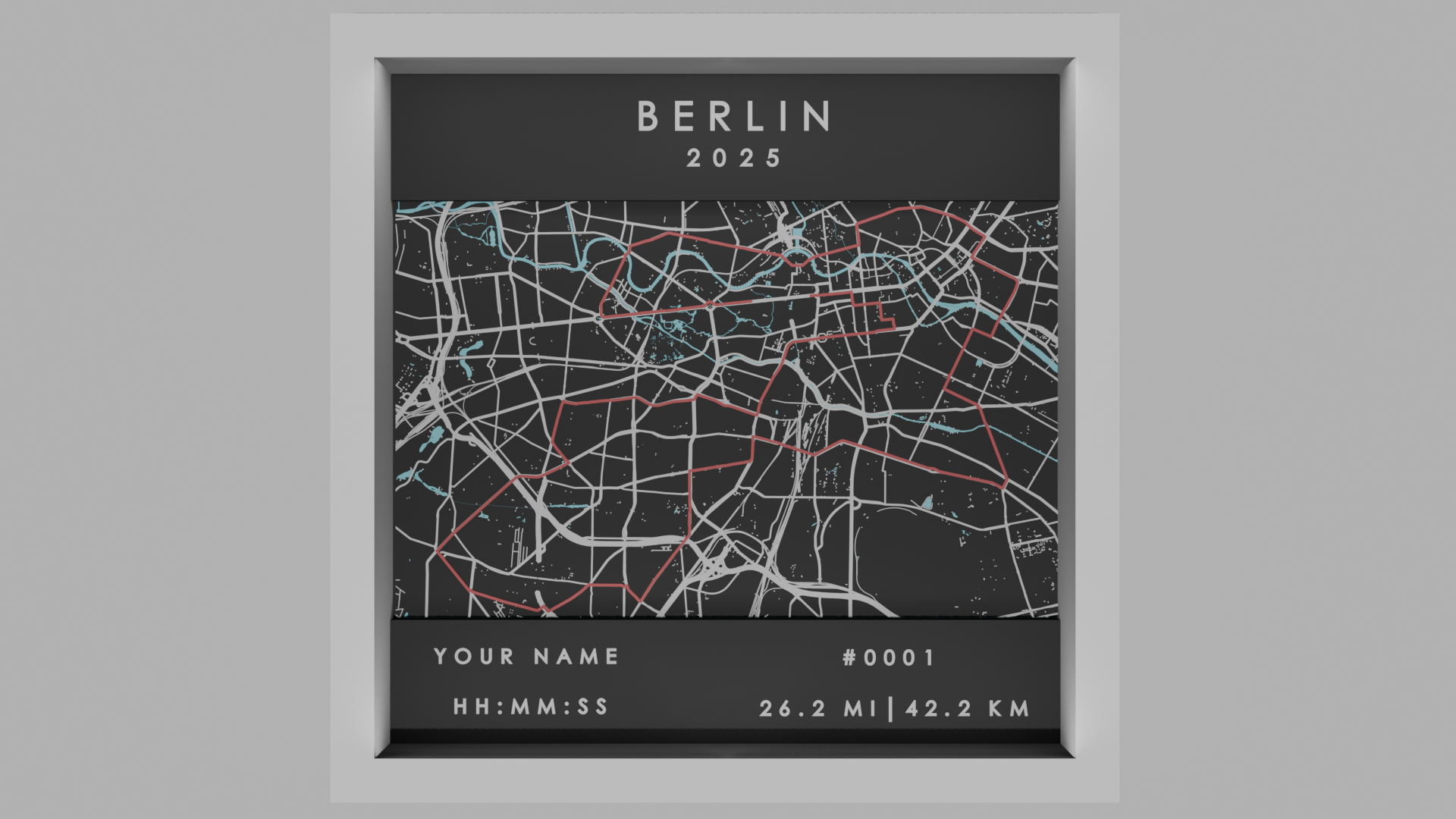 Berlin - White Frame