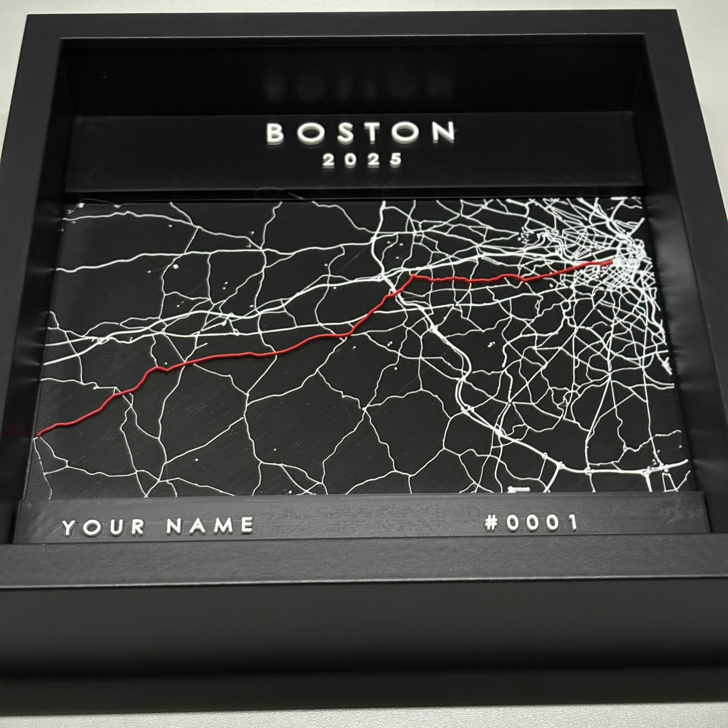 Boston, US - Black Frame