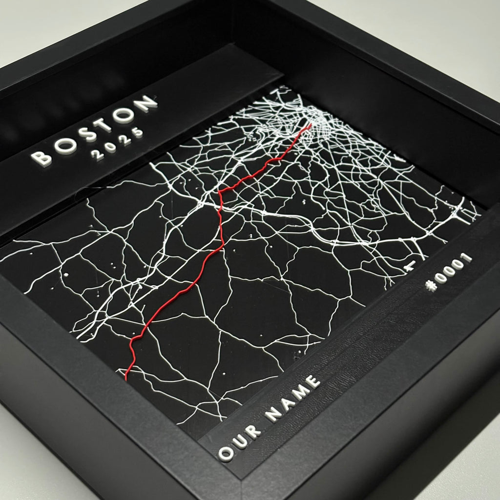 Boston, US - Black Frame