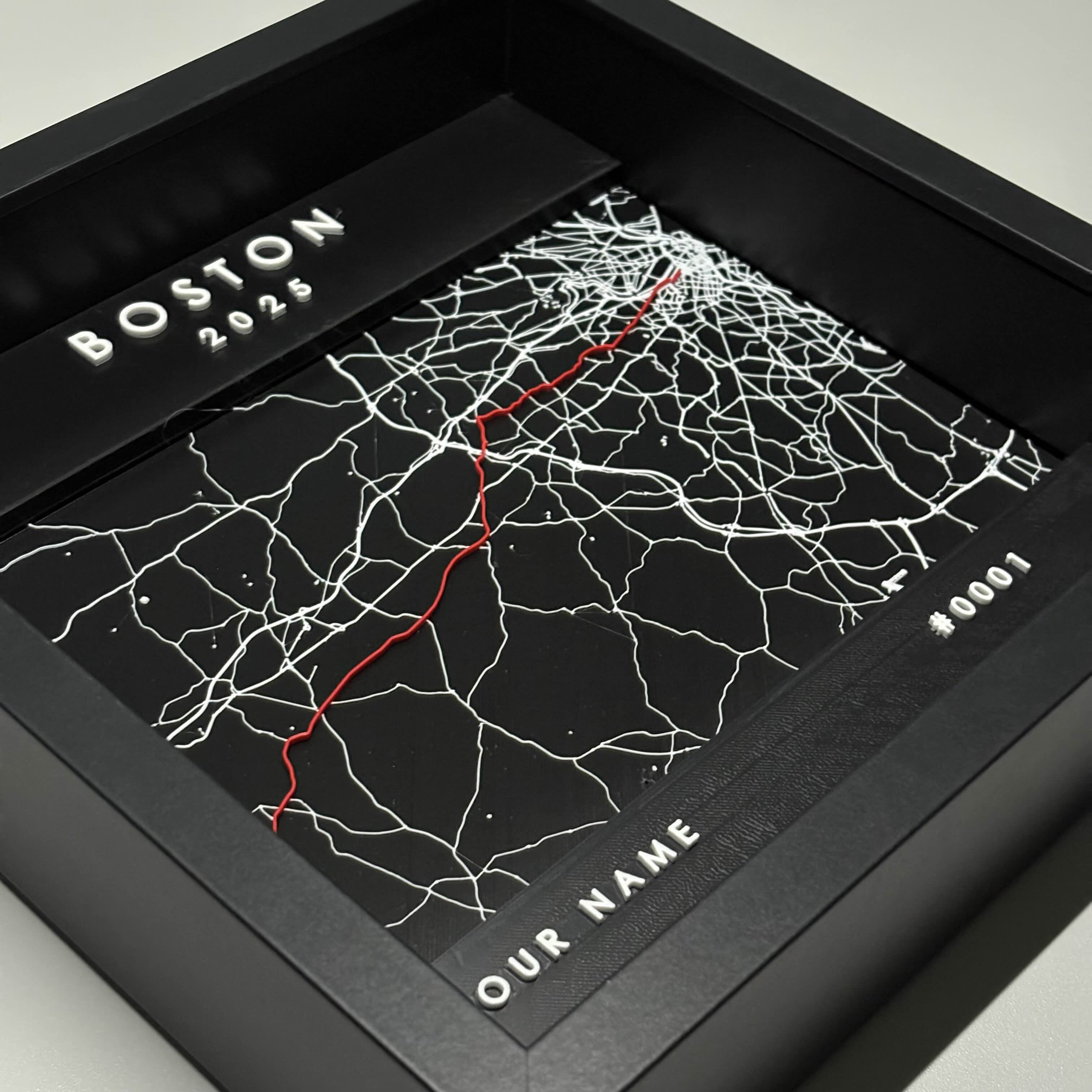 Boston, US - Black Frame