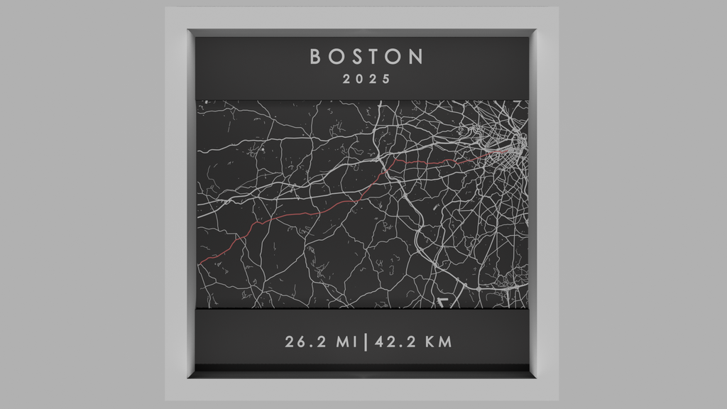Boston, US - White Frame