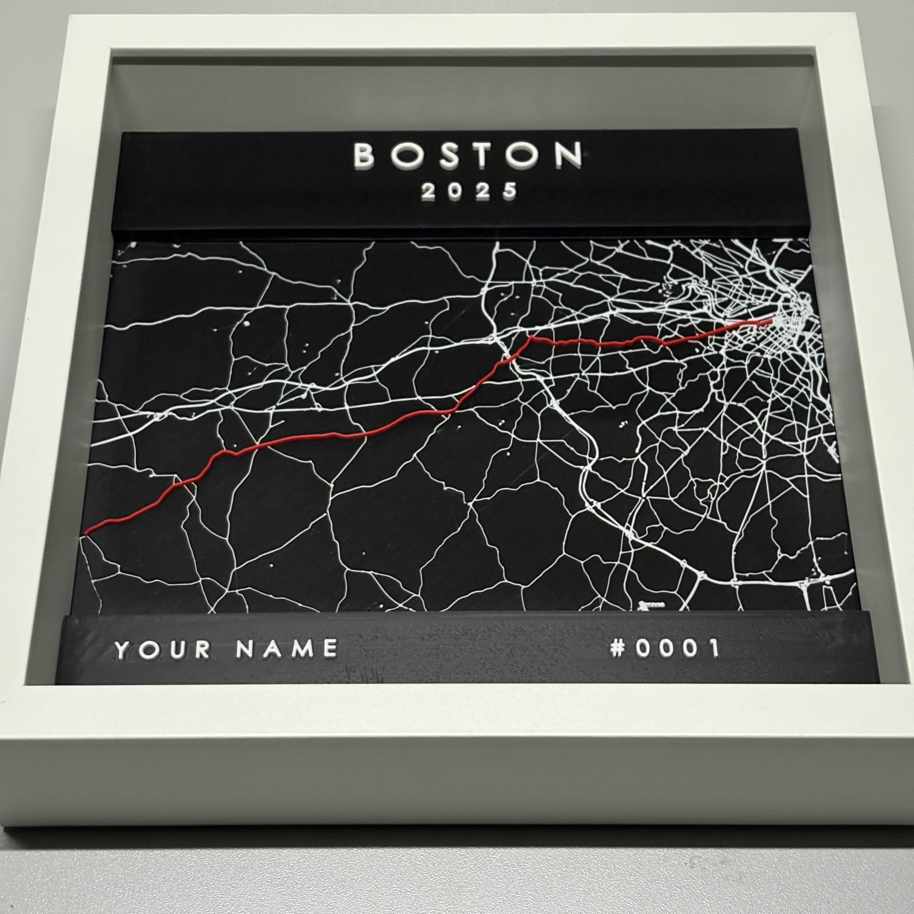 Boston, US - White Frame