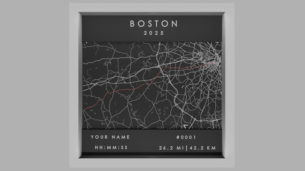 Boston, US - White Frame