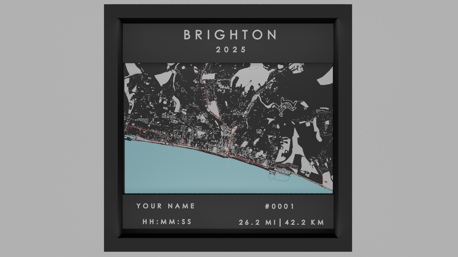 Brighton - Black Frame