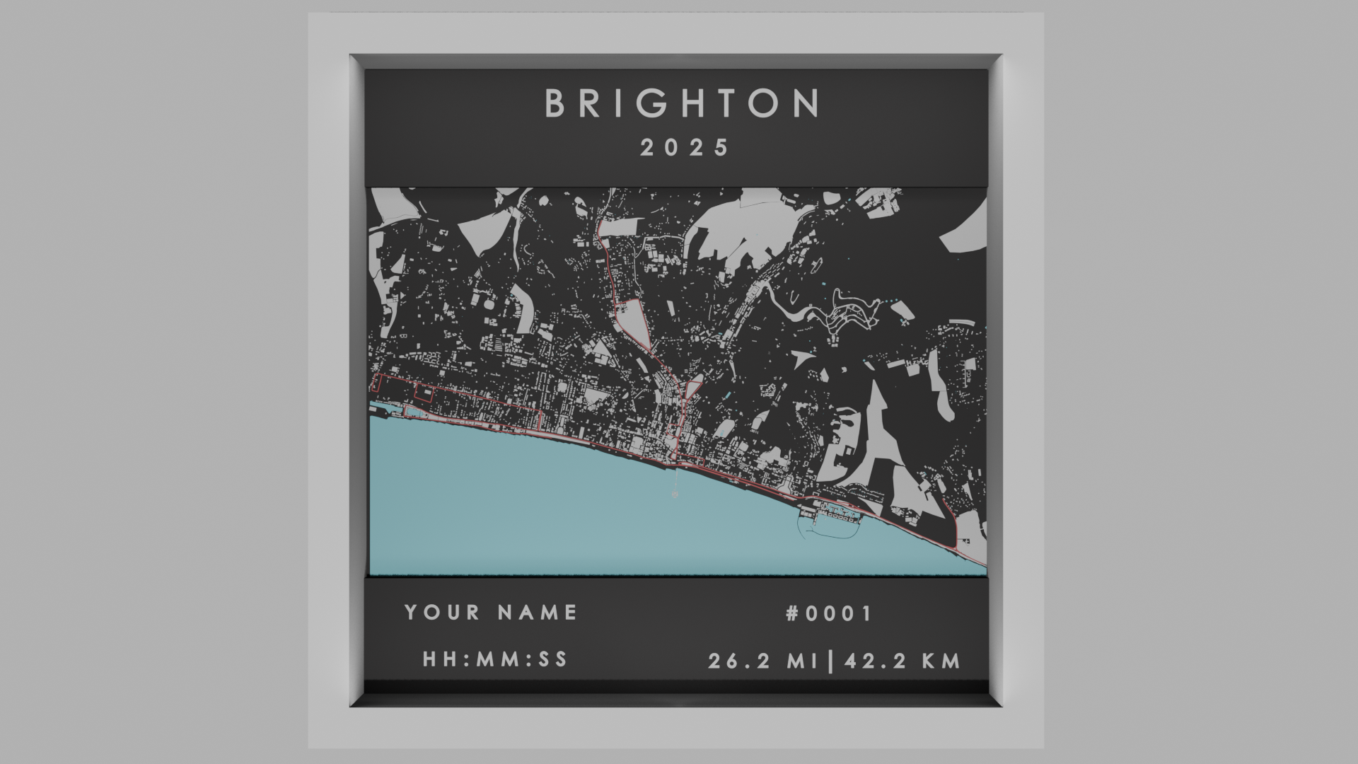 Brighton - White Frame