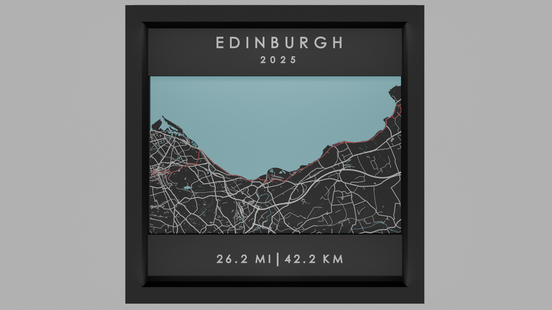 Edinburgh - Black Frame