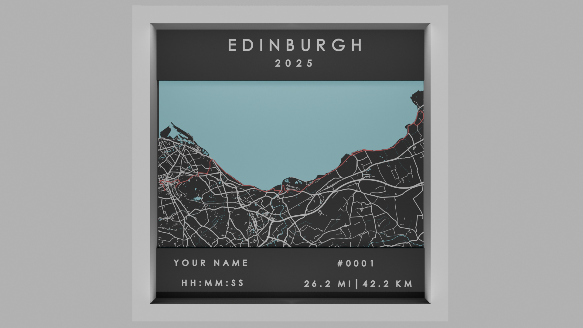 Edinburgh - White Frame