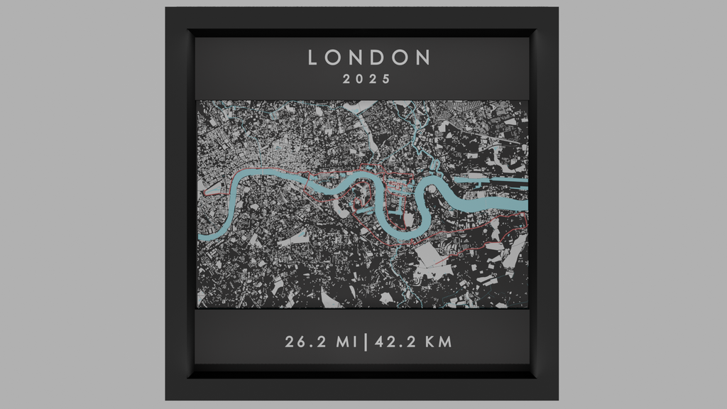 London - Black Frame