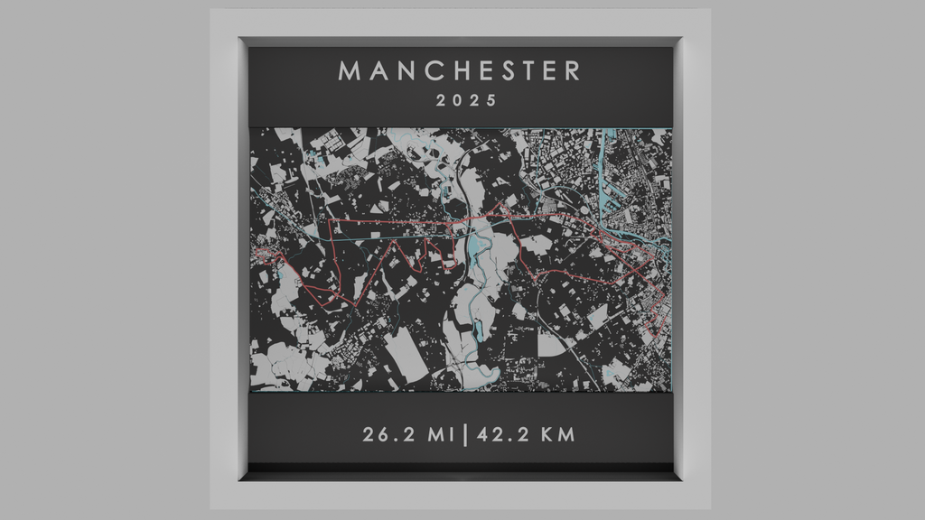 Manchester - White Frame
