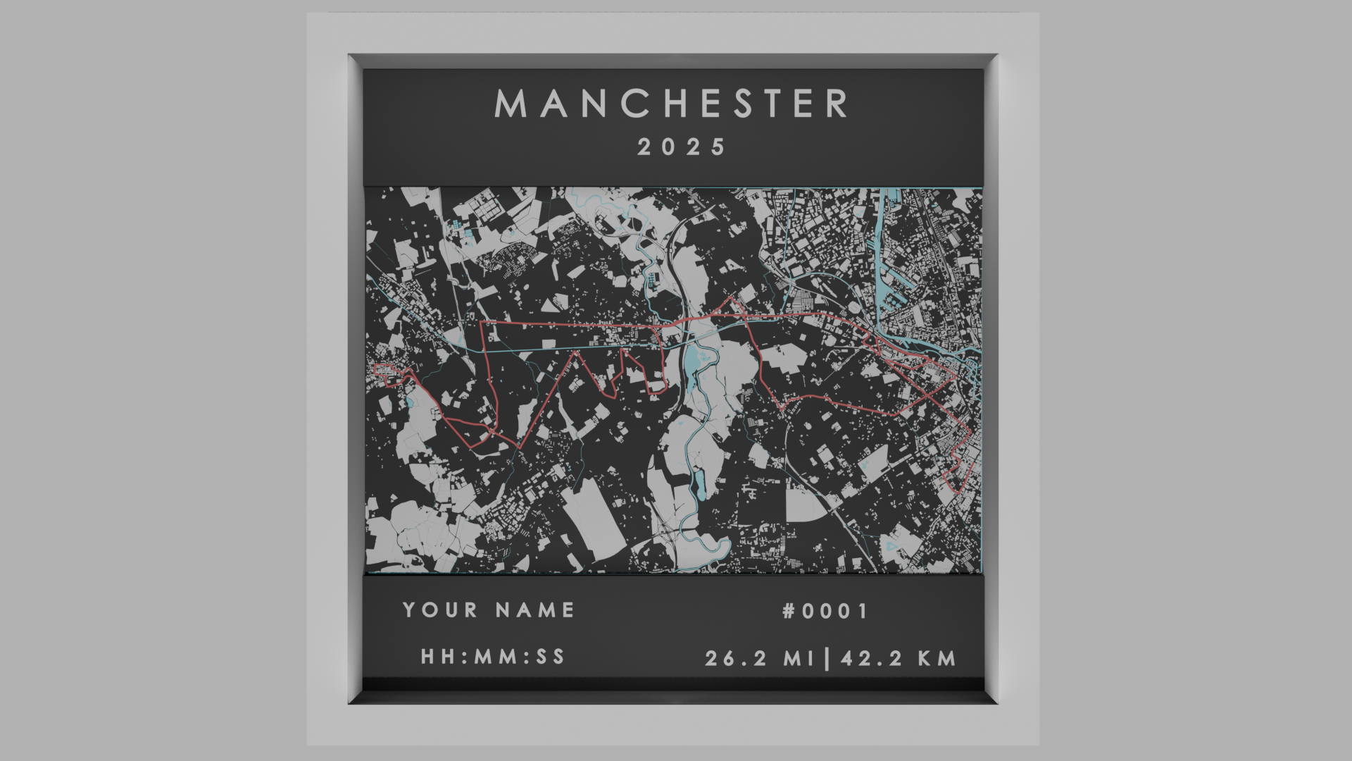 Manchester - White Frame