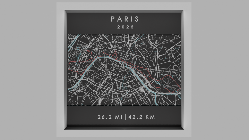 Paris - White Frame