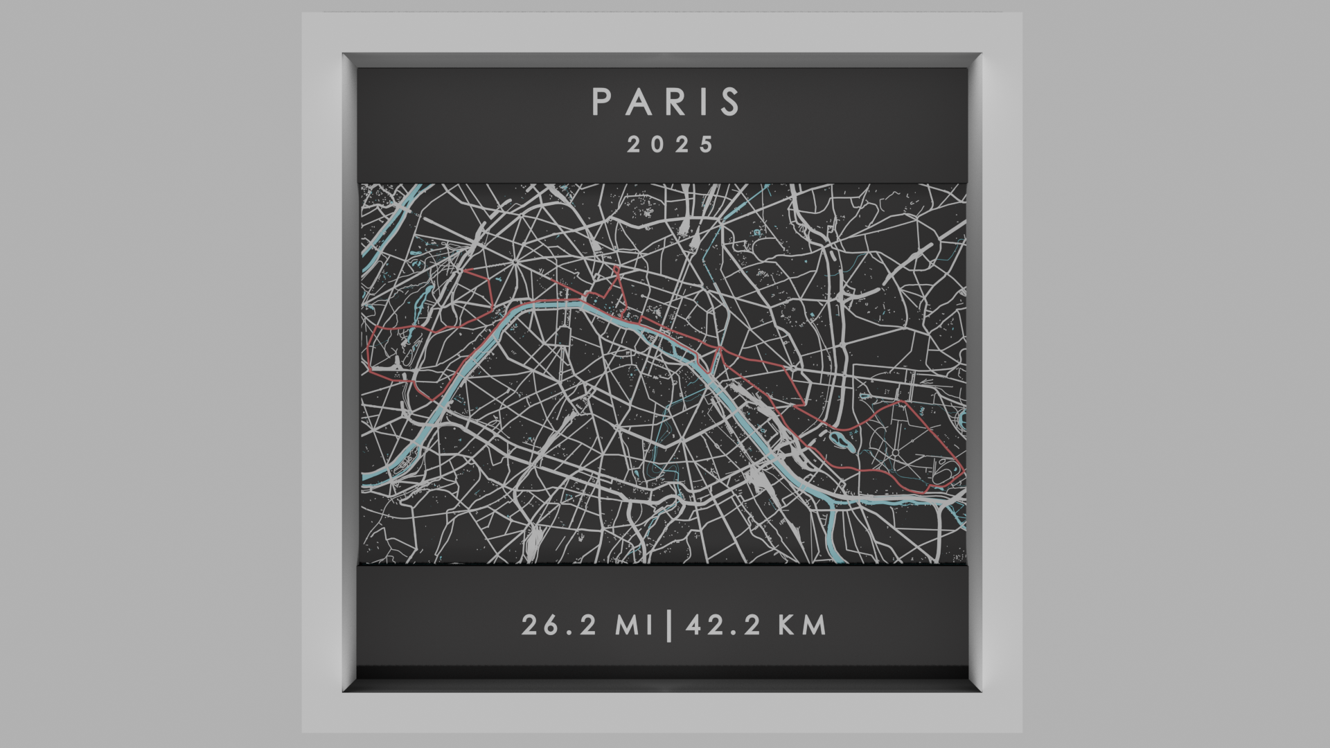 Paris - White Frame