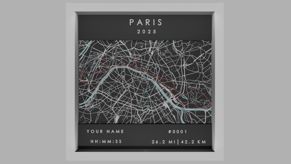 Paris - White Frame