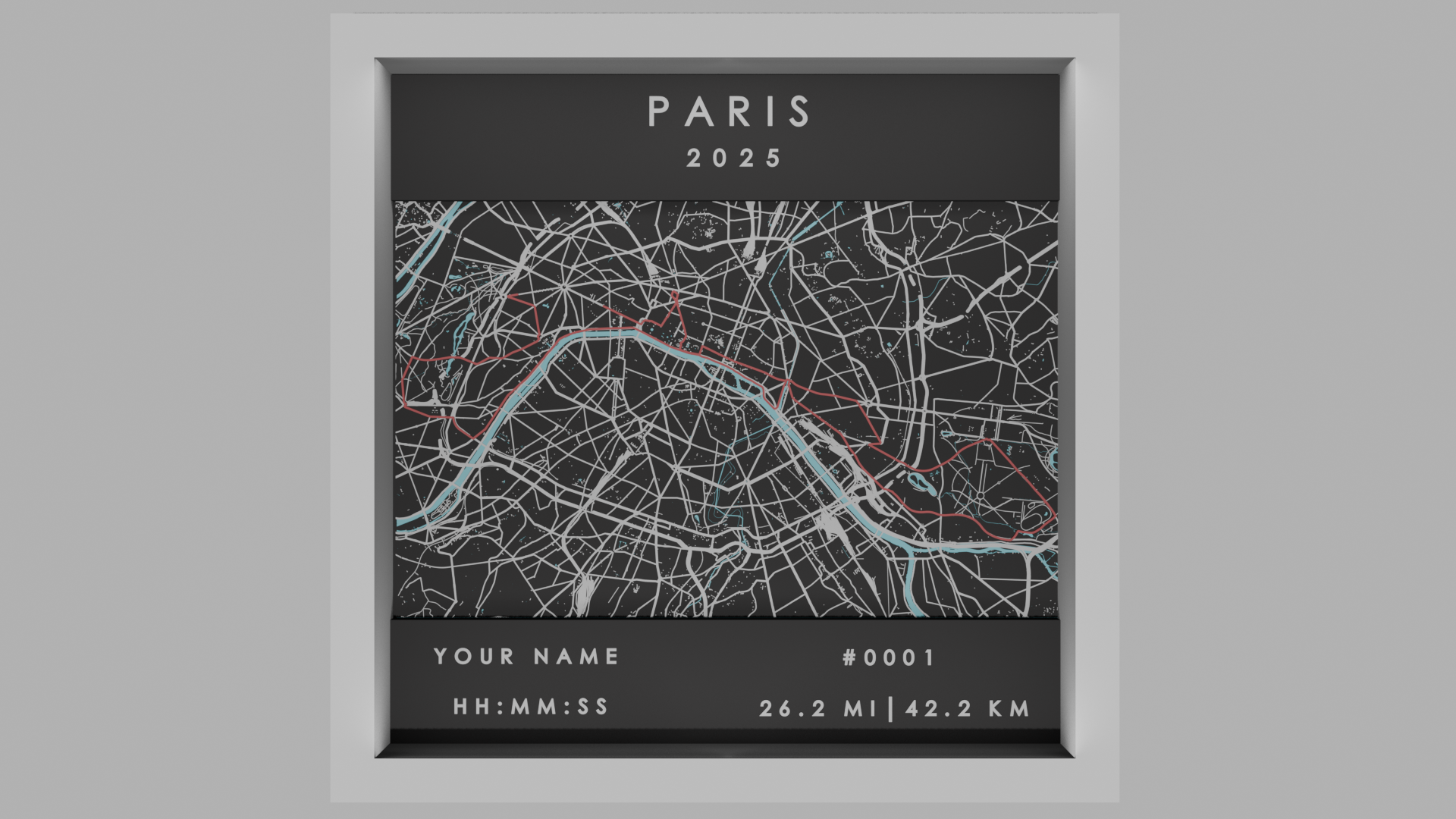 Paris - White Frame