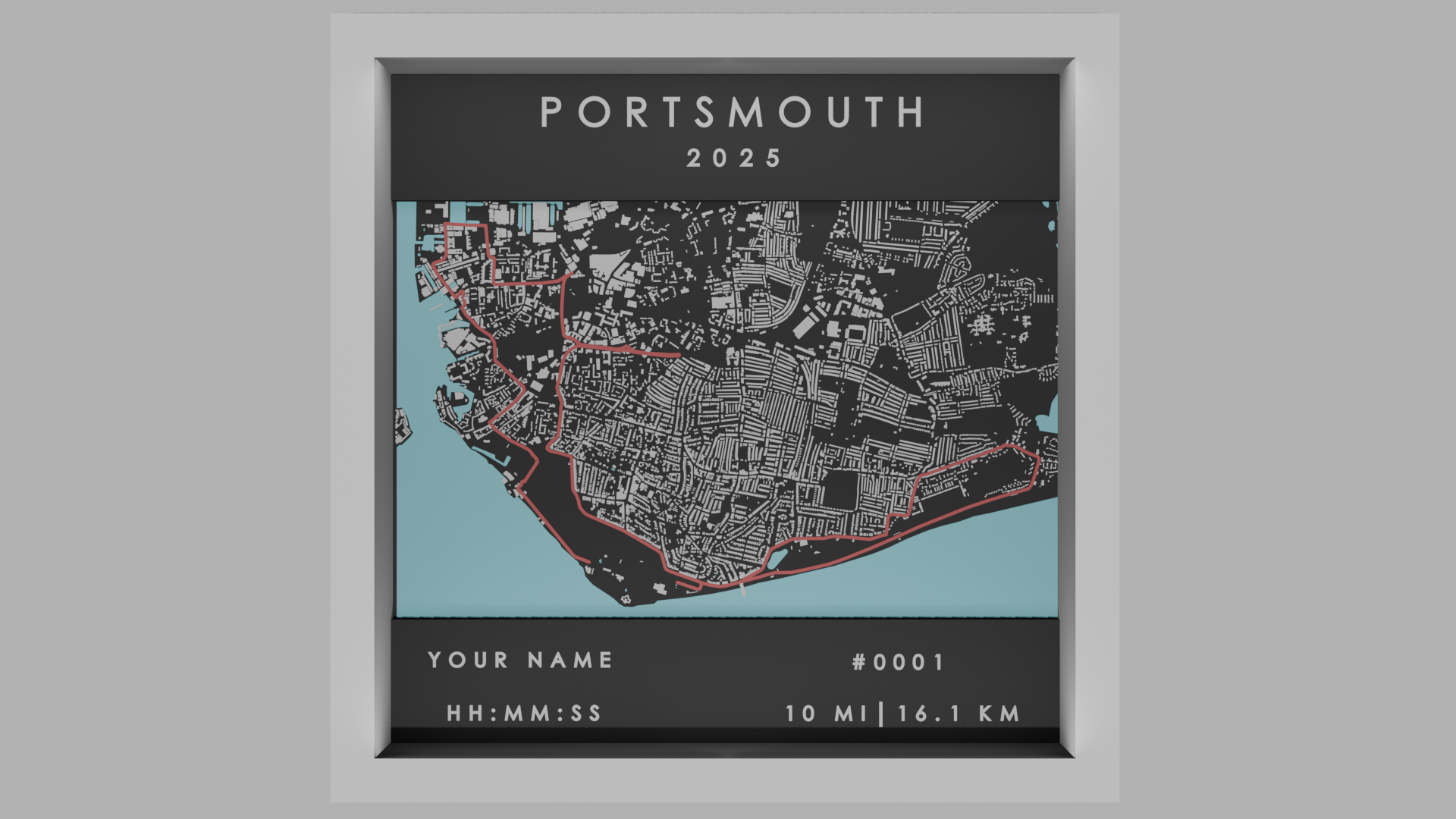 Portsmouth - White Frame