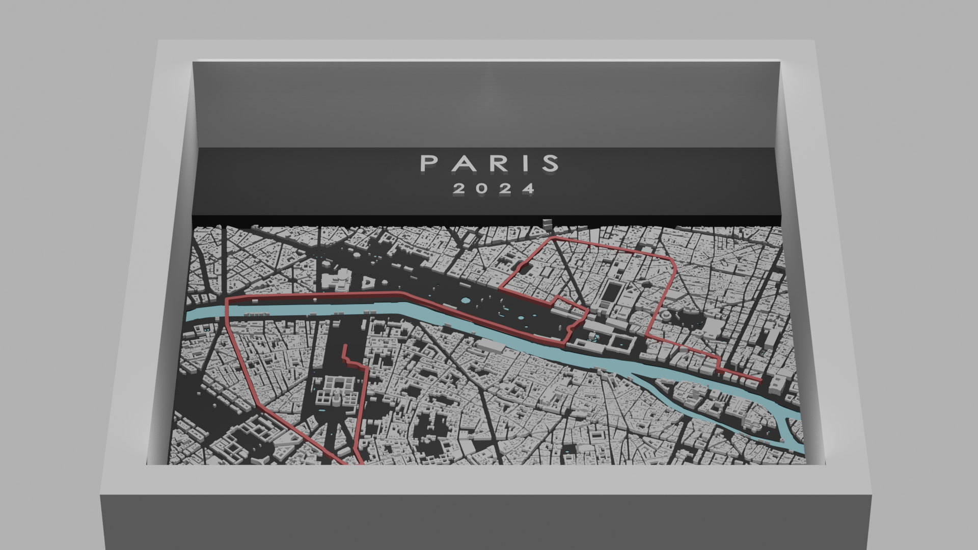 Paris 10K - White Frame