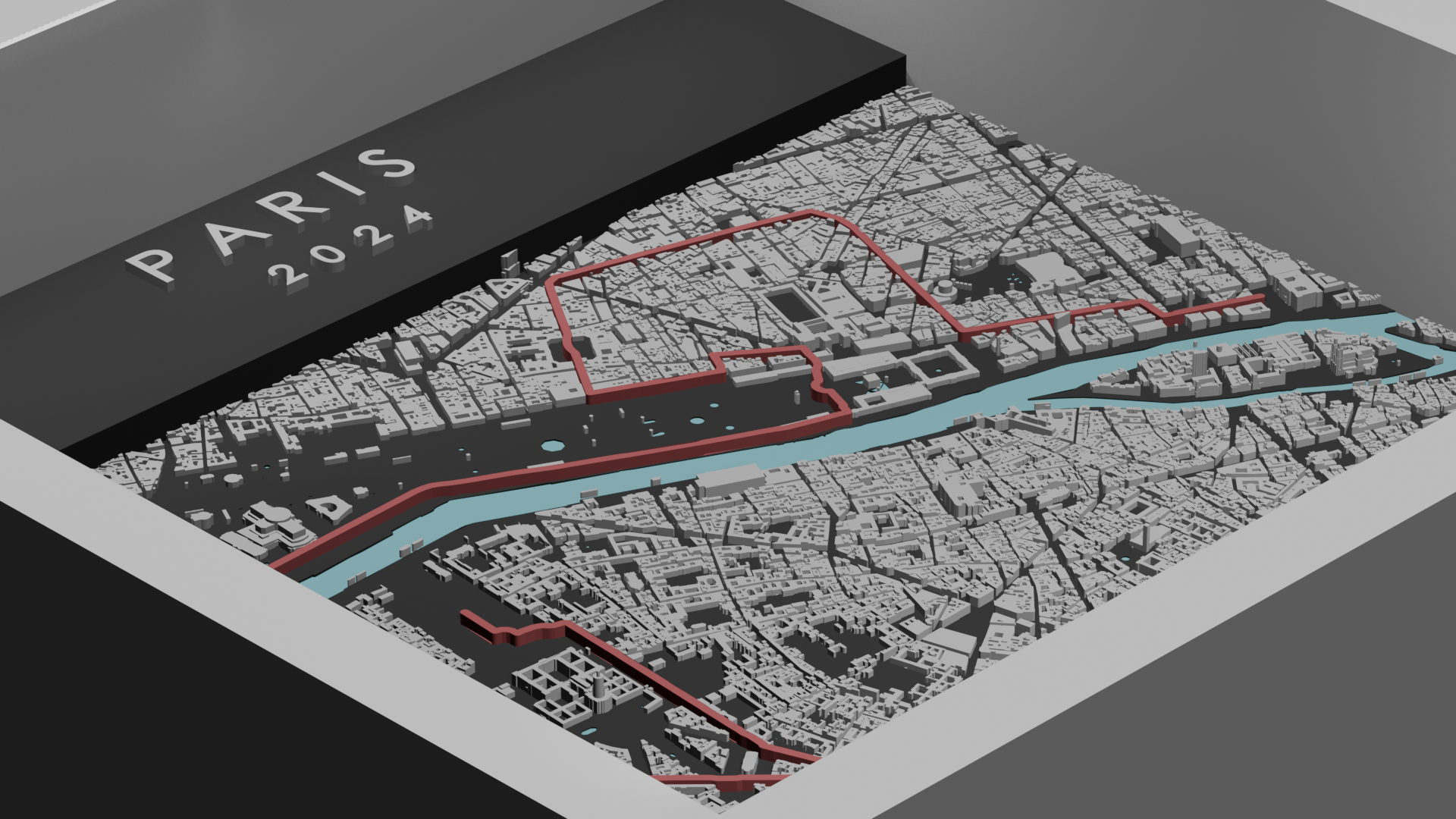 Paris 10K - White Frame