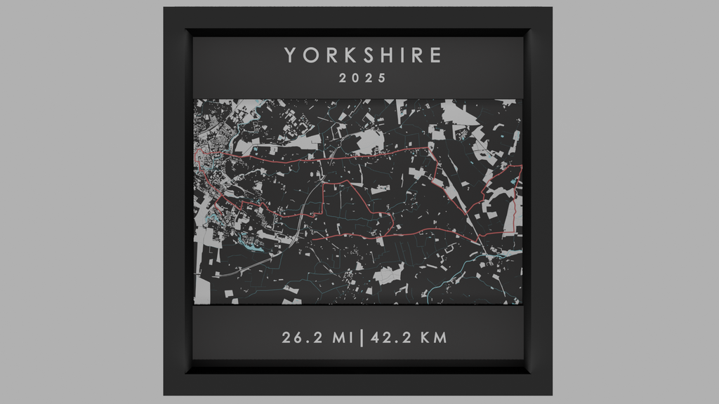 Yorkshire - Black Frame