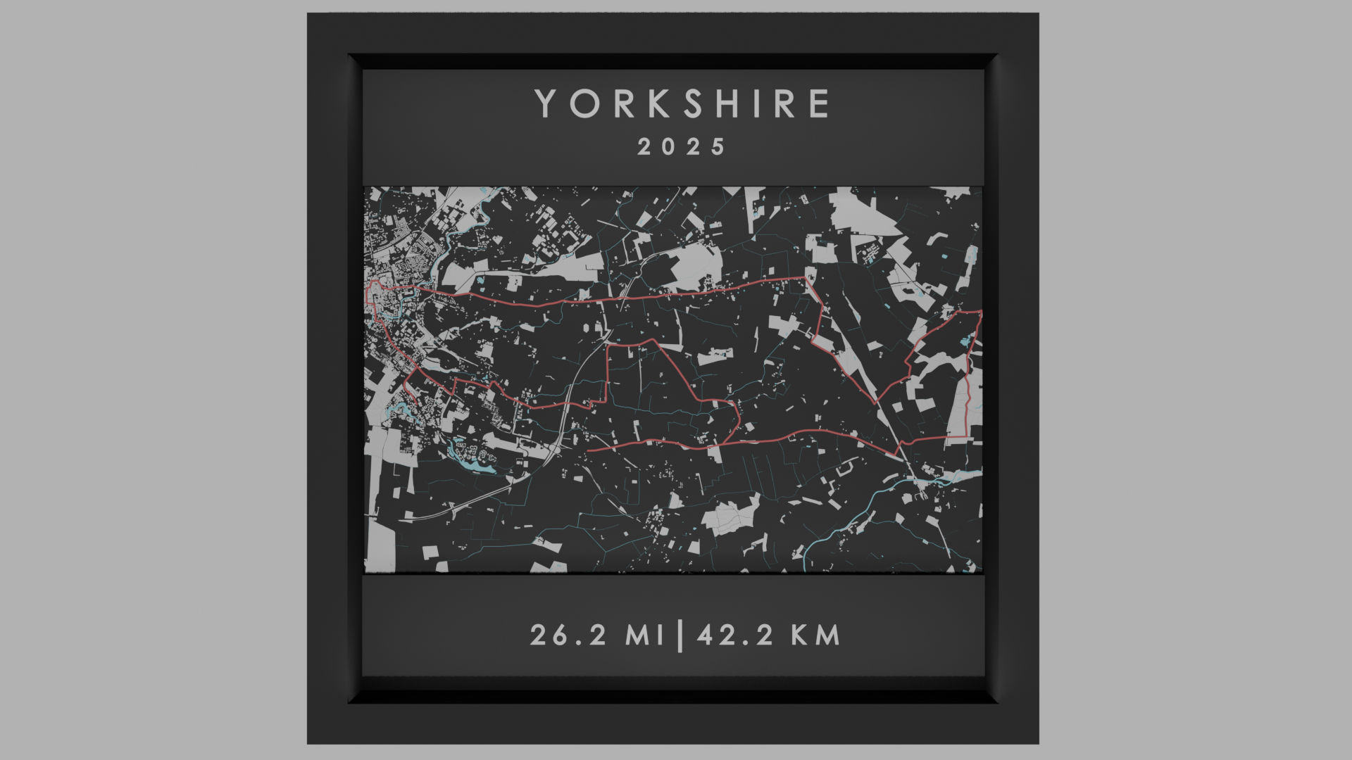 Yorkshire - Black Frame