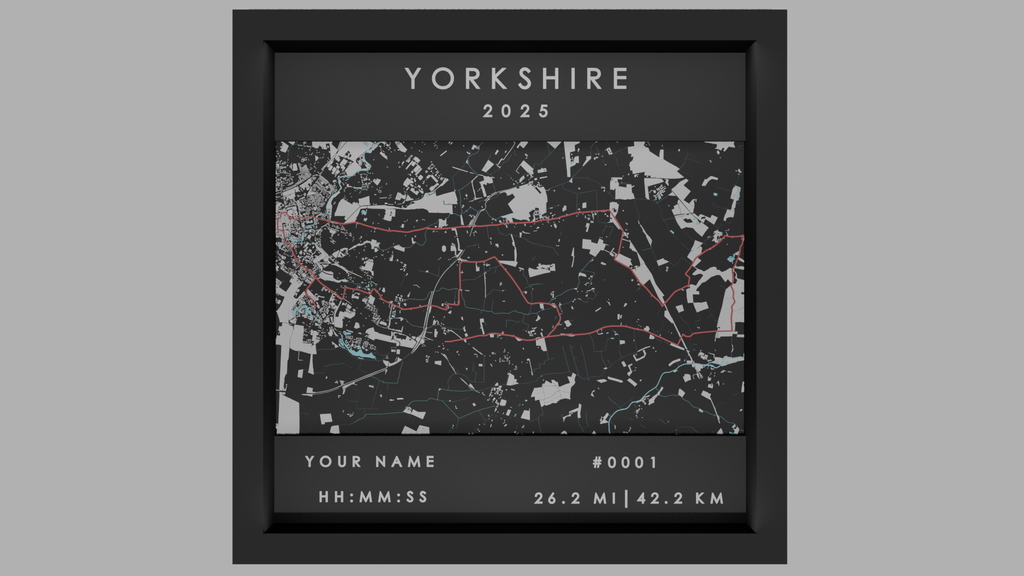 Yorkshire - Black Frame