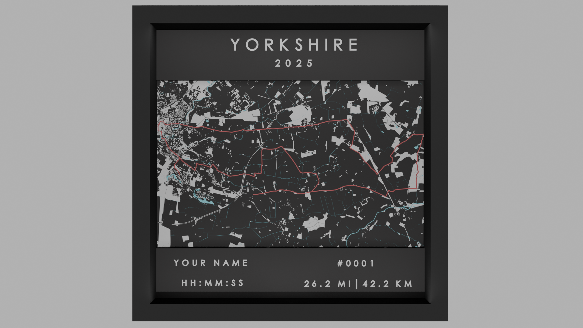 Yorkshire - Black Frame