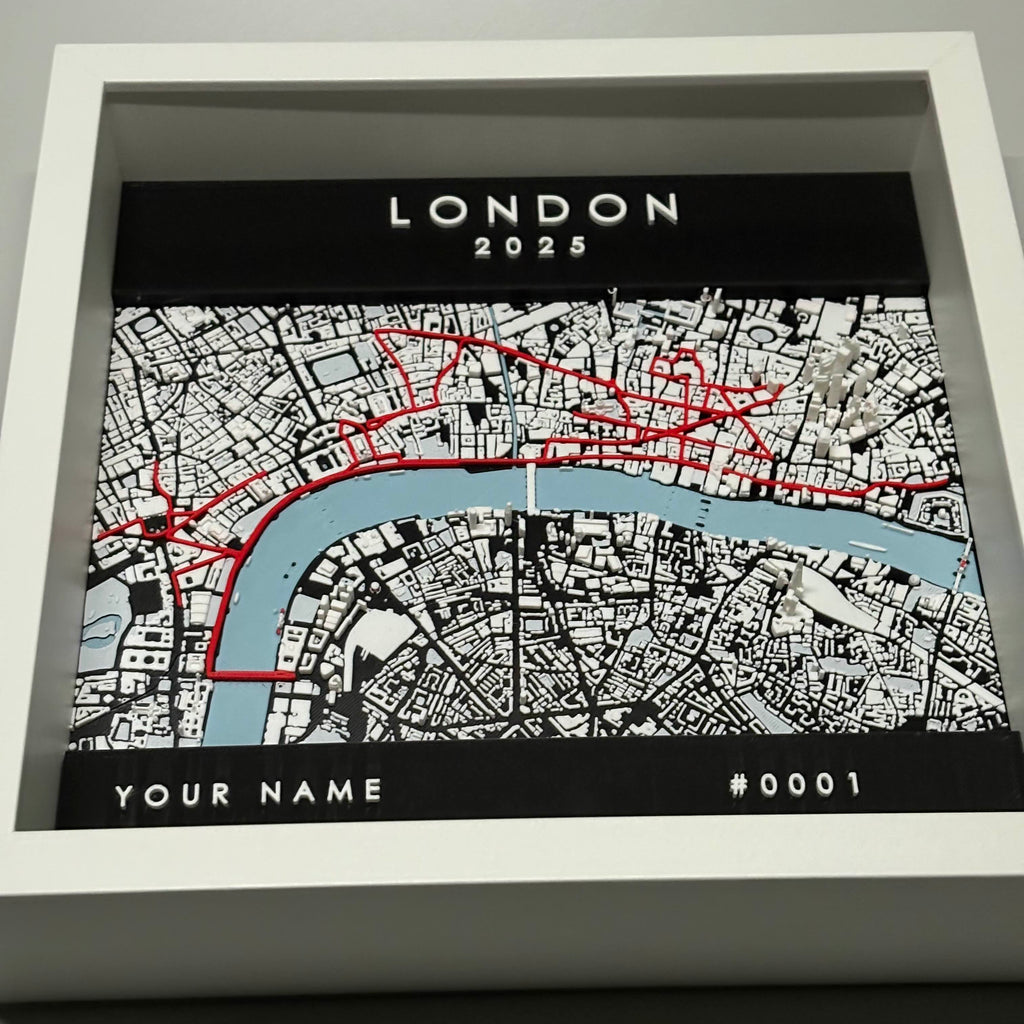 London - White Frame