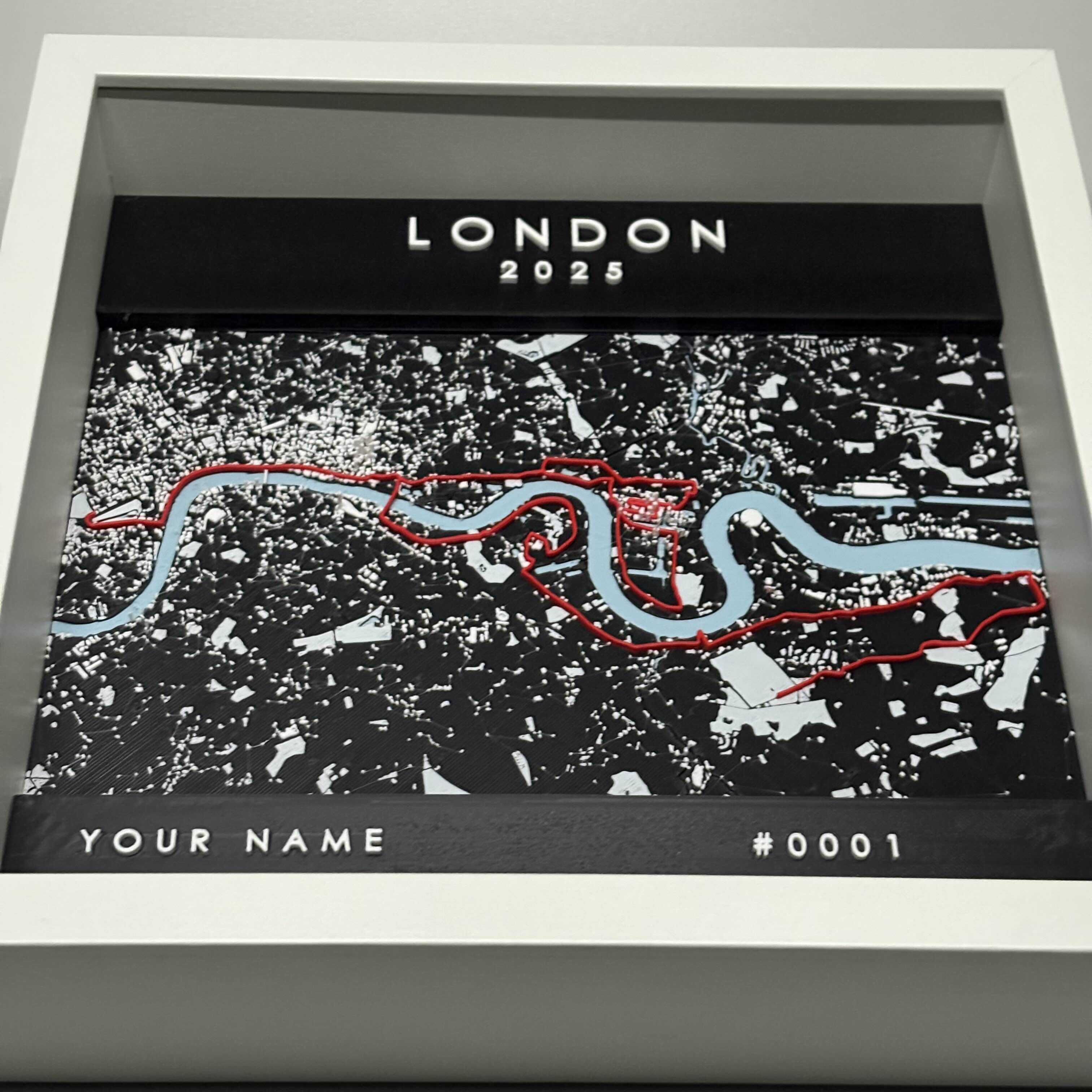 London - White Frame