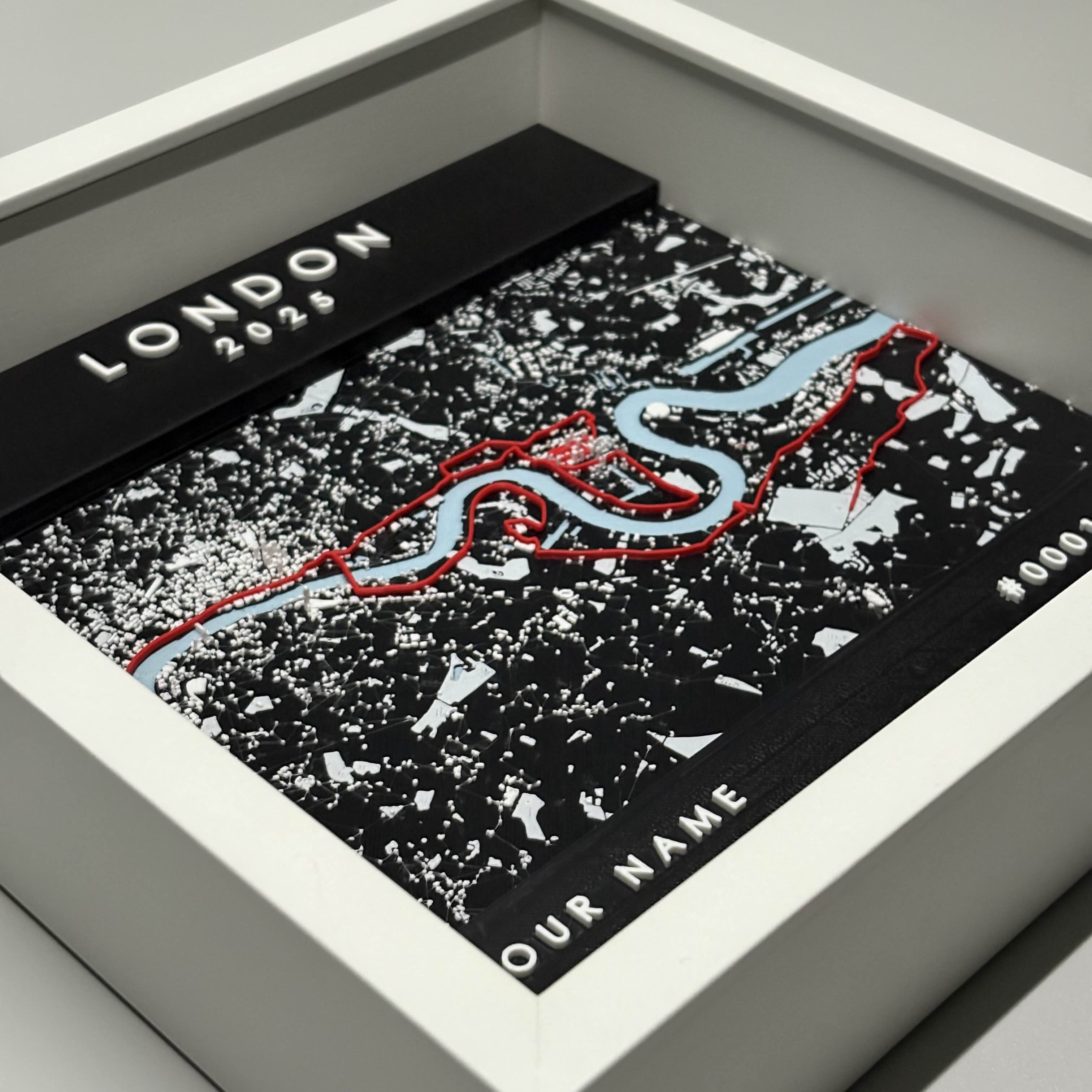 London - White Frame