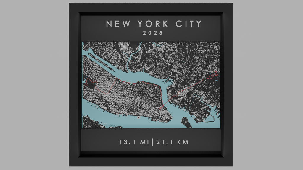 New York City - Black Frame