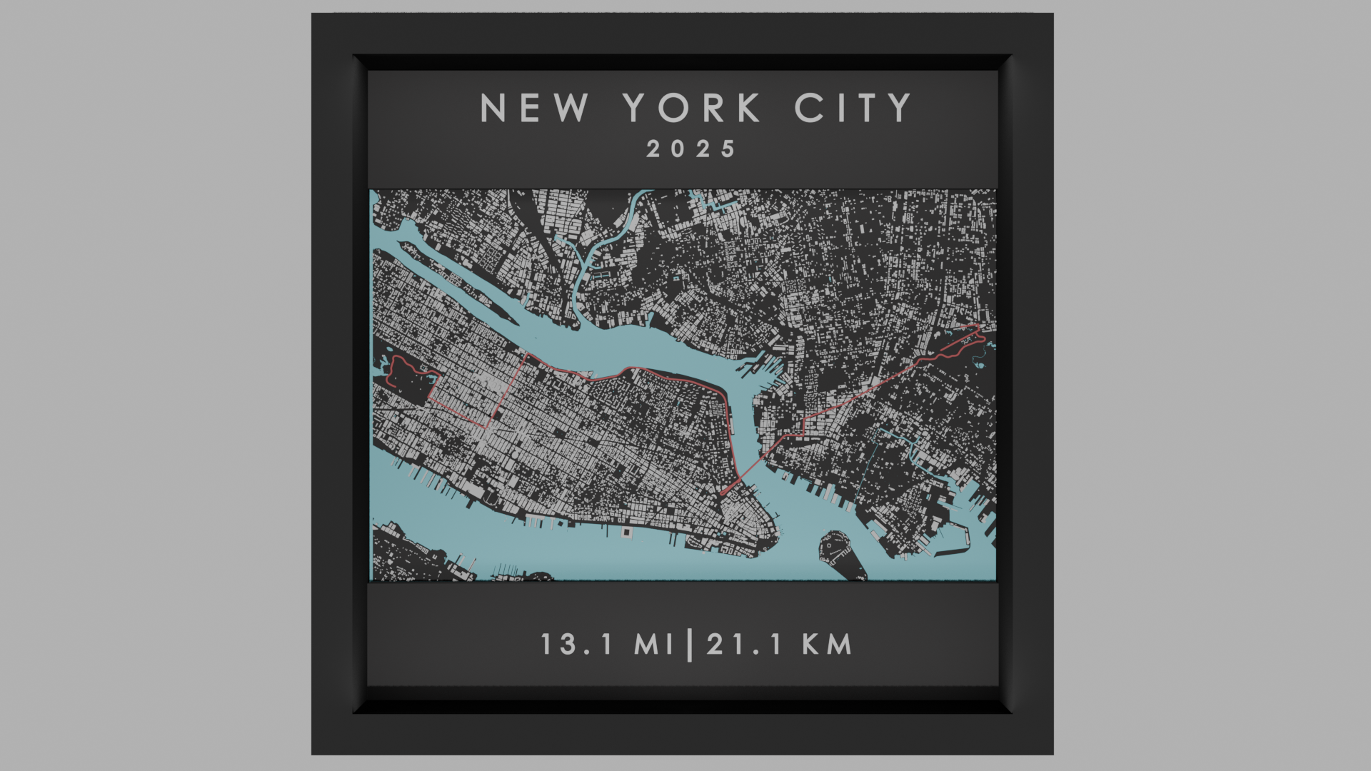 New York City - Black Frame