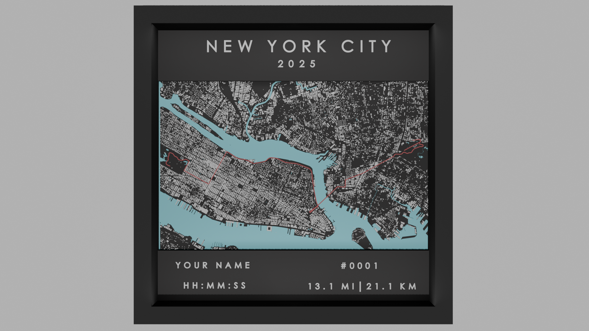 New York City - Black Frame