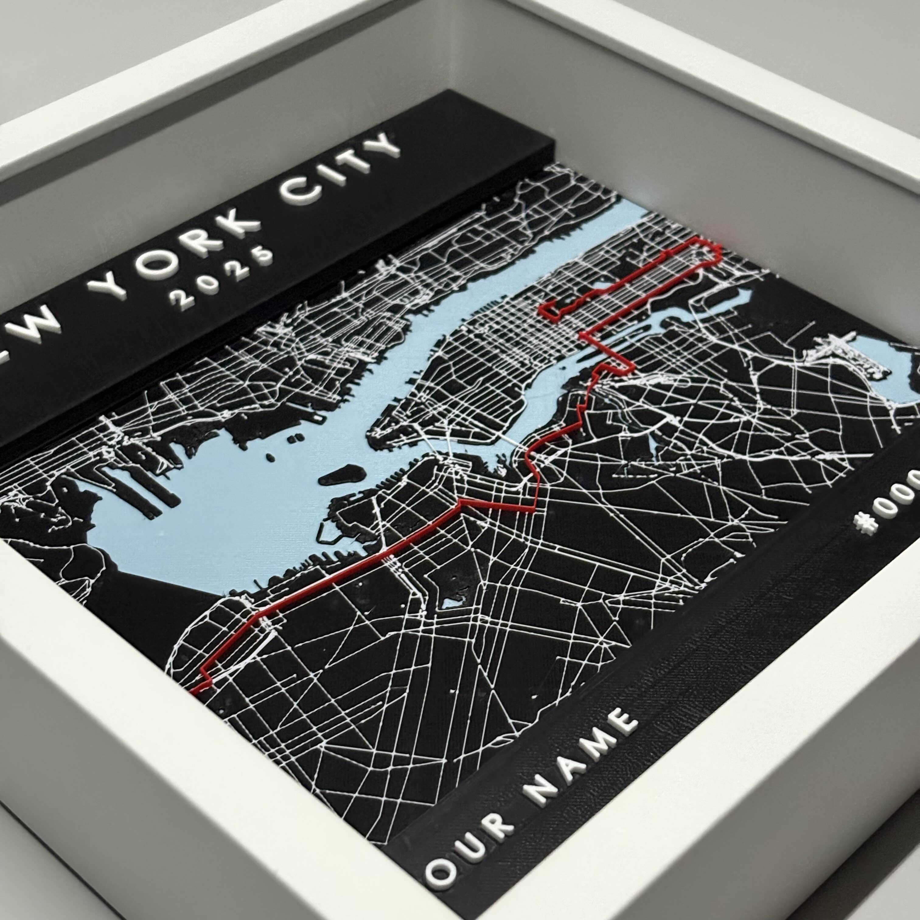 New York City - White Frame