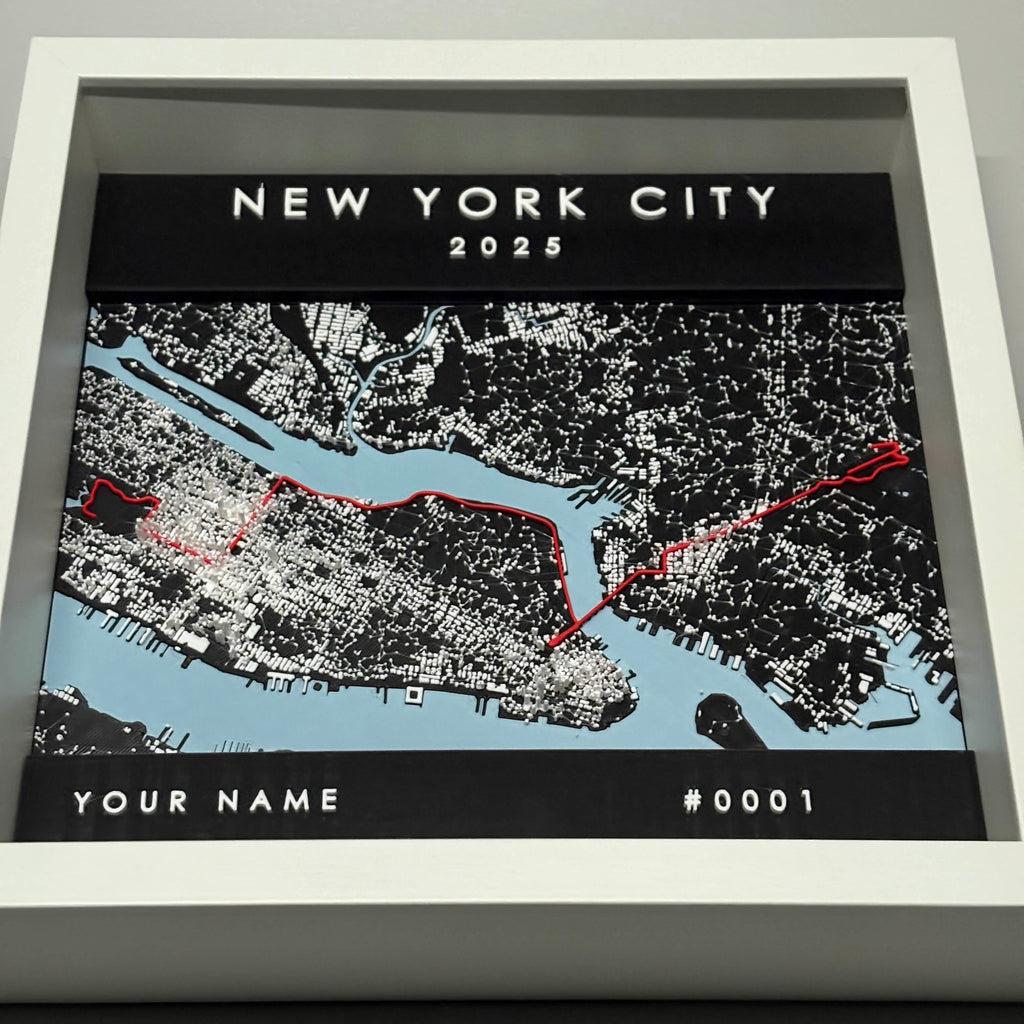 New York City - White Frame
