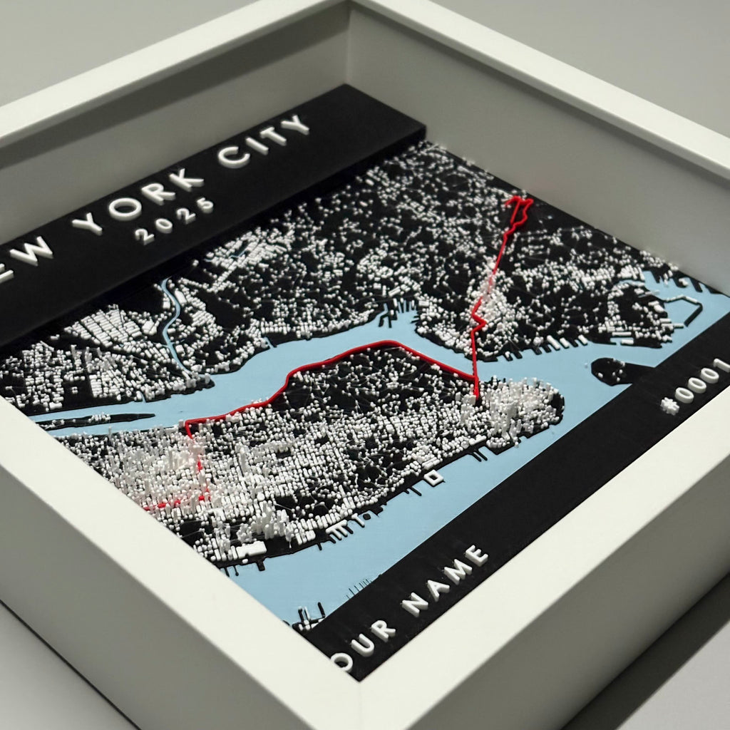 New York City - White Frame